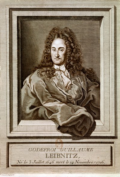 LEIBNITZ Gottfried Wilhelm von: (lept) od Artist Unknown