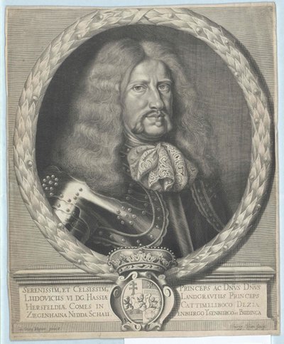 Hesensko-darmstadtský landkrabě Lewis VI. od Artist Unknown