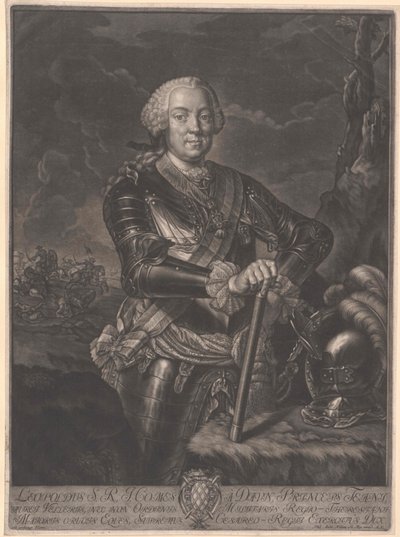 Leopold hrabě Daun od Artist Unknown