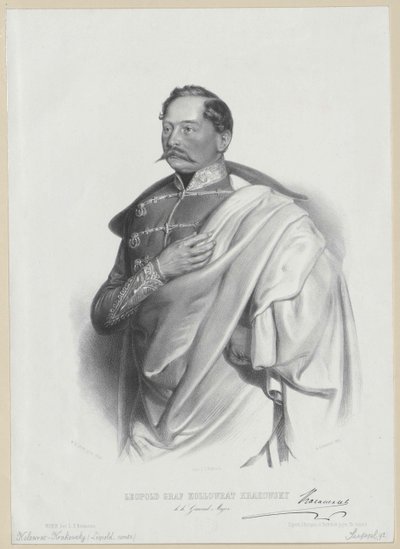 Leopold hrabě Kolovrat Kraków od Artist Unknown