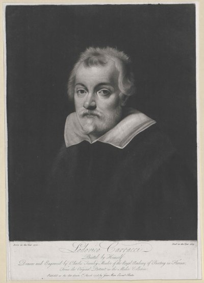 Lodovico Carracci (tisk) od Artist Unknown