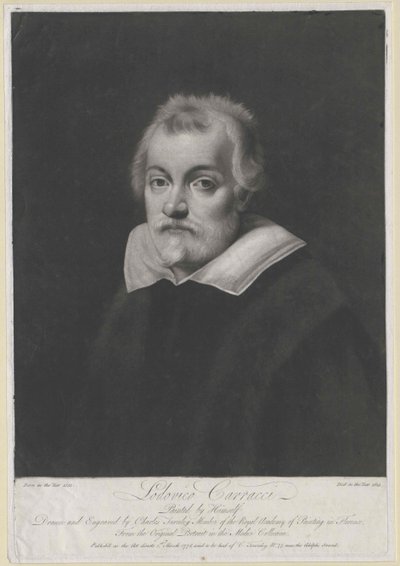 Lodovico Carracci (tisk) od Artist Unknown