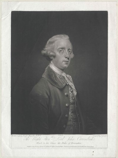 Lord John Cavendish od Artist Unknown