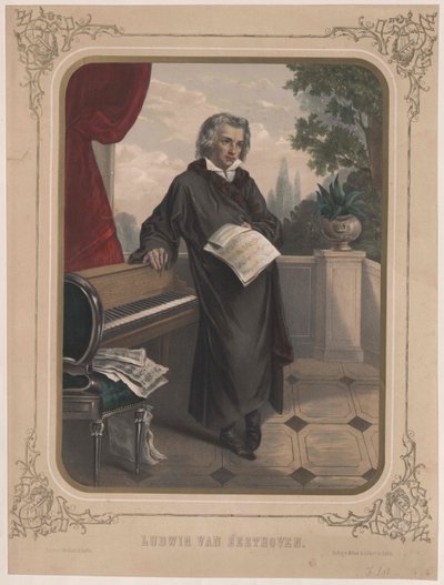 Ludwig van Beethoven od Artist Unknown