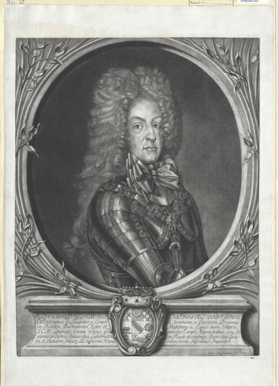 markrabě bádensko-bádenský Ludvík Vilém od Artist Unknown