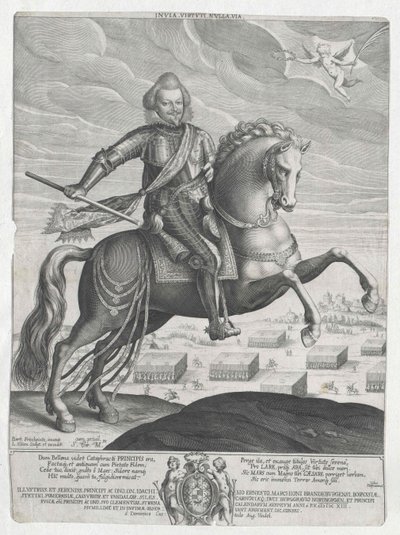 markrabě braniborsko-ansbašský Joachim Ernest od Artist Unknown