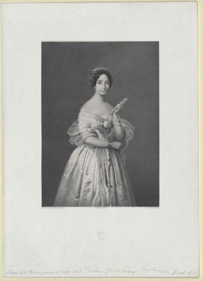 Marie kněžna Ysenburg a Buedingen od Artist Unknown