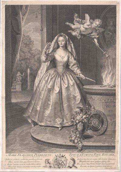 Marie Francoise Perdrigeon od Artist Unknown