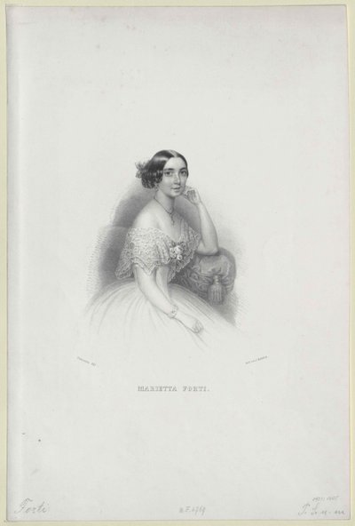 Marietta Forti od Artist Unknown