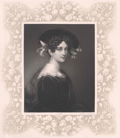 Maximiliane Borzaga (tisk) od Artist Unknown
