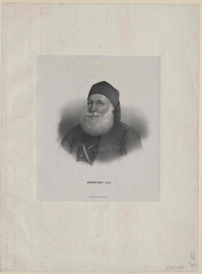 Mehemed Ali bashaw (tisk) od Artist Unknown