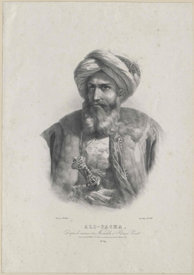 Mehemed Ali bashaw (tisk) od Artist Unknown