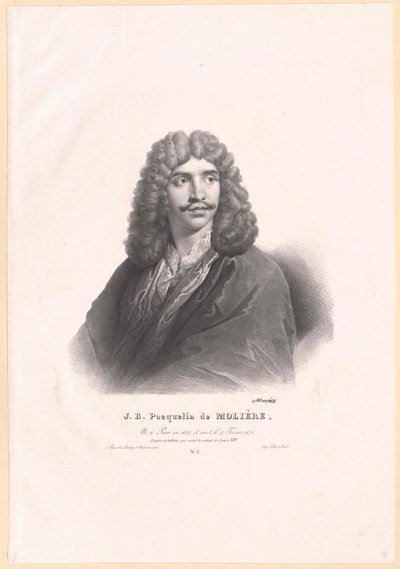 Moliere (tisk) od Artist Unknown