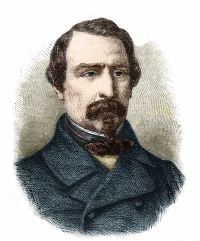 Napoleon III., francouzský císař. od Artist Unknown