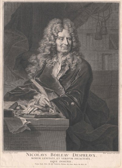 Nicolas Boileau-Despreaux od Artist Unknown