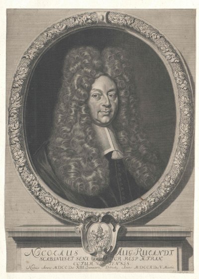 Nicolaus August Ruland od Artist Unknown