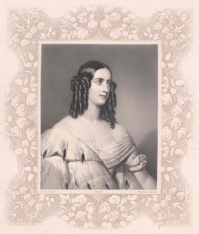Oettingen-Oettingen a Oettingen-Wallerstein, Karolína kněžna (1824-1889) od Artist Unknown