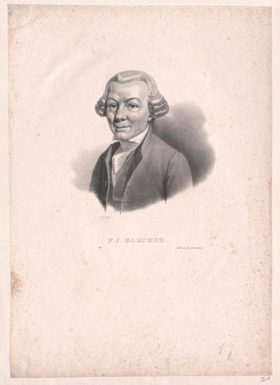 Paul Joseph Barthez od Artist Unknown