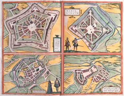 Phlippeville, Mariembourg, Chimay, Walcourt, Belgie od Artist Unknown
