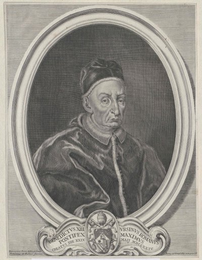 Papež Klement XII (tisk) od Artist Unknown