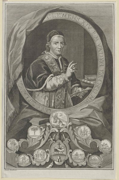 Papež Klement XIV. od Artist Unknown