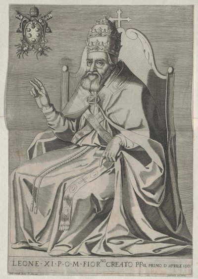 Papež Lev XI. od Artist Unknown