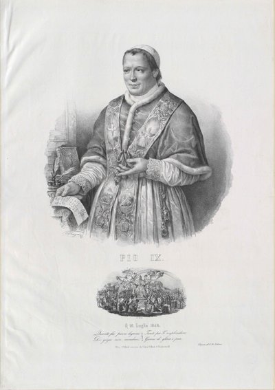Papež Pius IX. od Artist Unknown