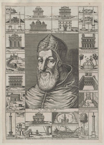 Papež Sixtus V. od Artist Unknown
