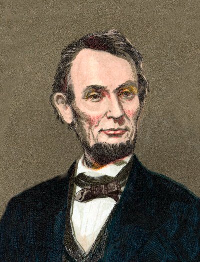 Portrét Abrahama Lincolna - Portrét Abrahama Lincolna 16. prezidenta Spojených států amerických. od Artist Unknown