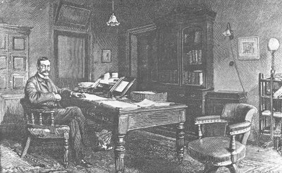 Portrét Arthura Conana Doyla (rytina) od Artist Unknown