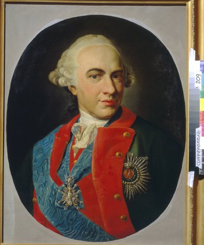 Portrét hraběte Kirilla Razoumovského (1728-1803) (olej na plátně) od Artist Unknown