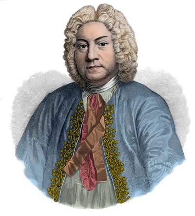 Portrét FRANCOISE COUPERINA anglický skladatel a varhaník (rytina) od Artist Unknown