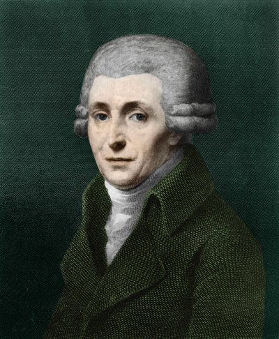 Portrét Franze Josepha Haydna (1732-1809). od Artist Unknown