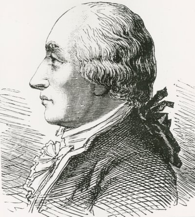 Portrét Jacquese Charlese (tisk) od Artist Unknown