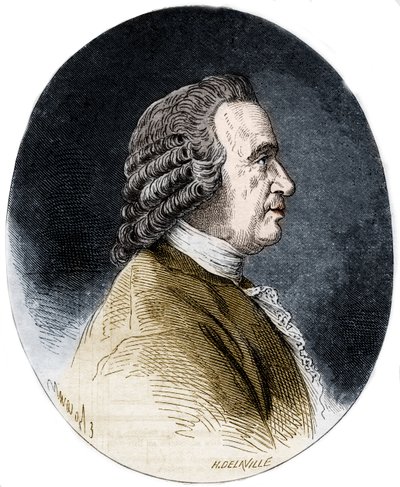 Portrét Louise Jeana Marie Daubentona, dit Daubenton, francouzského přírodovědce. od Artist Unknown