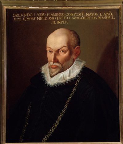 Portrét Orlanda di Lasso (obraz) od Artist Unknown
