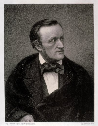 Portrét Wilhelma Richarda Wagnera (lept) od Artist Unknown