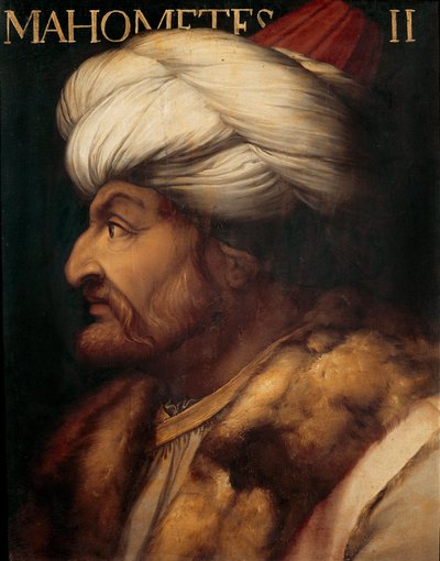 Portrét osmanského sultána Mehmeda II. zvaného Dobyvatel (obraz) od Artist Unknown