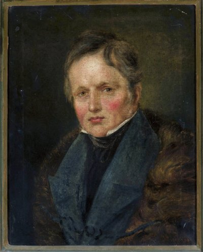 Portrét básníka Ivana Andrejeviče Krylova (1769-1844) (olej na plátně) od Artist Unknown