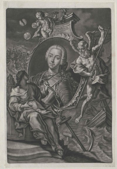Anglický princ Karl Eduard (tisk) od Artist Unknown