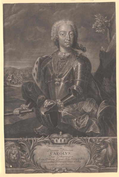 Lotrinský princ Karl Alexander od Artist Unknown