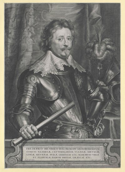 Princ Oranžský Frederick Henry od Artist Unknown