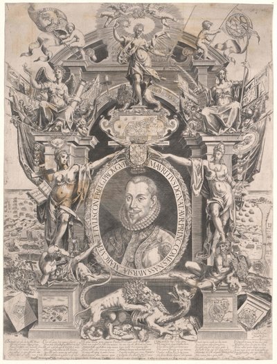 Oranžský princ Moritz od Artist Unknown