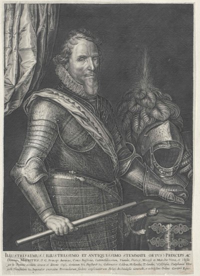 Oranžský princ Moritz od Artist Unknown