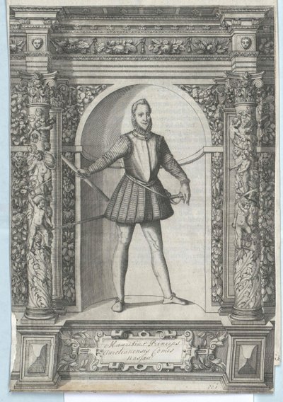Oranžský princ Moritz od Artist Unknown