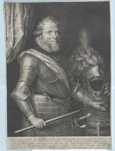 Oranžský princ Moritz od Artist Unknown
