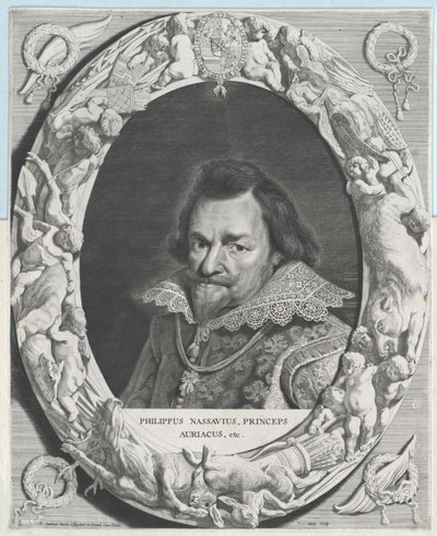 Oranžský princ Philipp Wilhelm (tisk) od Artist Unknown