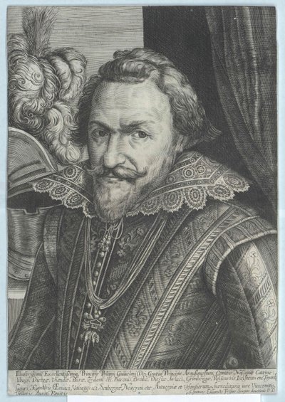 Oranžský princ Philipp Wilhelm (tisk) od Artist Unknown