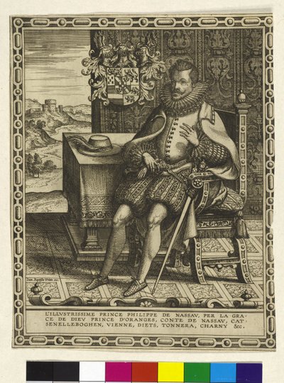 Oranžský princ Philipp Wilhelm od Artist Unknown
