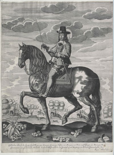 Oranžský princ Vilém II. od Artist Unknown